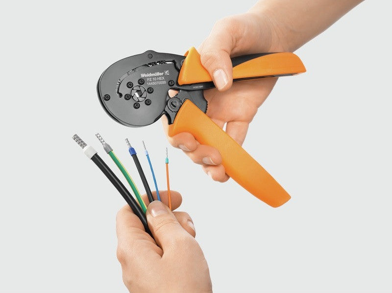 Weidmuller Weidmuller PZ 10 HEX Crimper Large Cross-sections - 0.14 to 10mm² - 1445070000 - BNR Industrial