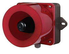 Qlight QWCD50SD 123dB Max 31 Tone Electronic Sounder/Beacon with 5ch MP3 Playback Sounder Qlight - BNR Industrial Automation