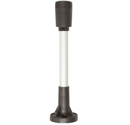 MOFLASH LED-TLM Series Stack Light Base with Pole and Right Angle Mount Options Traffic Light MOFLASH Mounting Base & Cap with 100mm Pole & Mounting Foot - BNR Industrial Automation