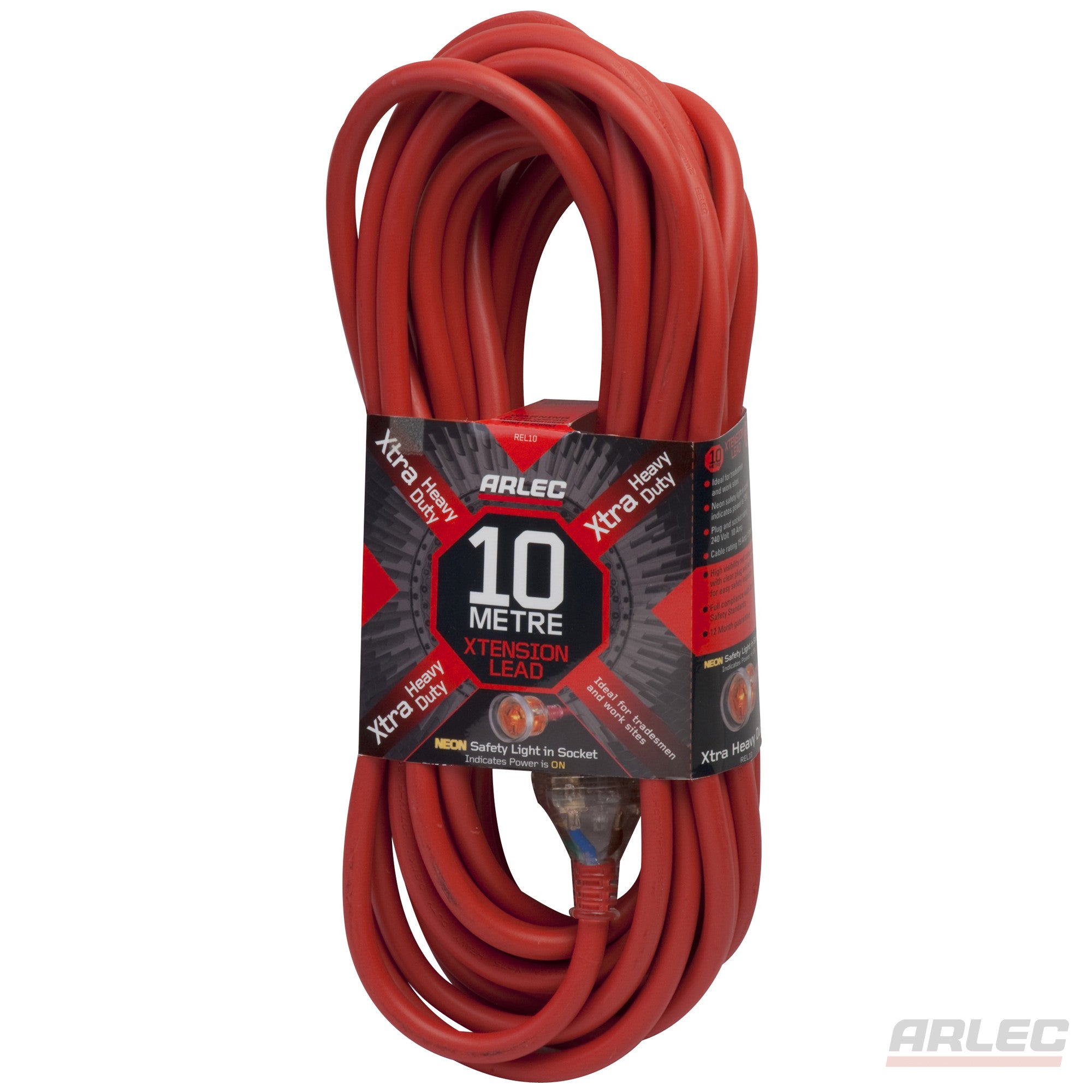 Arlec ARLEC Extra Heavy Duty - 10 Meter Extension Lead - REL10 - BNR Industrial