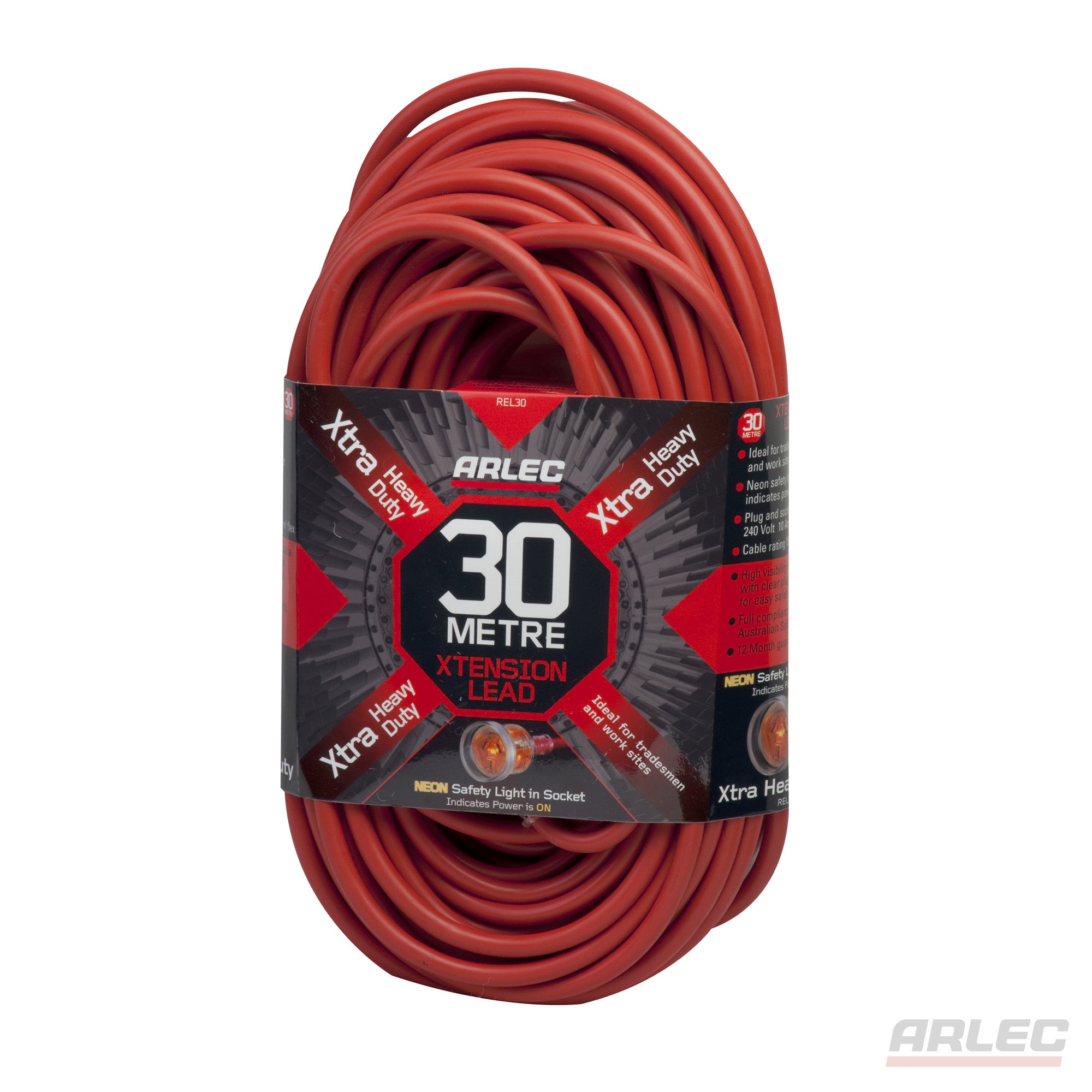 Arlec ARLEC Extra Heavy Duty - 30 Meter Extension Lead - REL30 - BNR Industrial