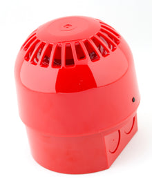 Klaxon Sonos Sounder, Up to 106dB at 1m 9-60VDC or 110/240VAC Sounder Klaxon 9-60VDC Red Deep Base - BNR Industrial Automation