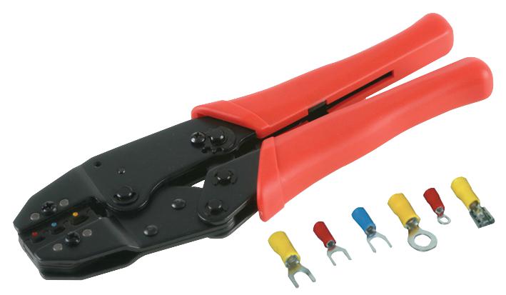Duratool DURATOOL Ratchet Crimp Tool for Insulated Terminals - BNR Industrial