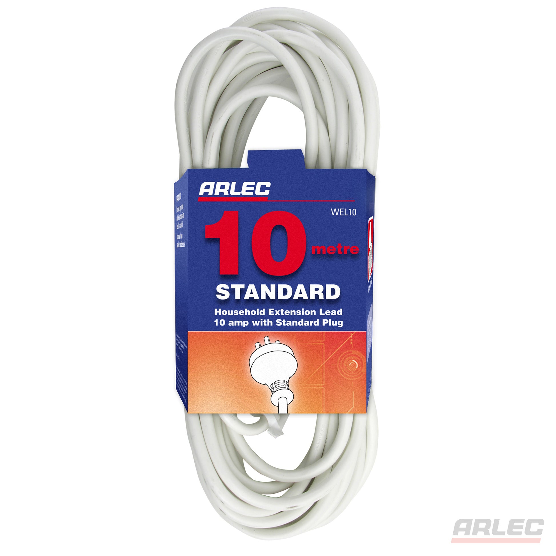 ARLEC 10 Meter Domestic Extension Lead - WEL10 Extension Lead Arlec - BNR Industrial Automation
