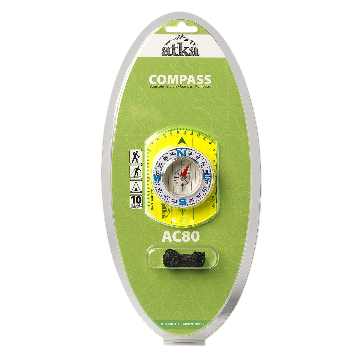 Atka Atka AC80 Baseplate Compass - BNR Industrial