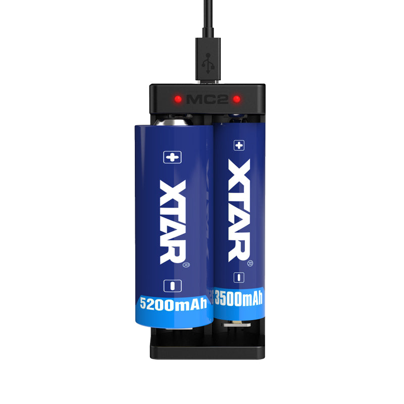 XTAR MC2S USB Battery Charger Chargers XTAR - BNR Industrial Automation