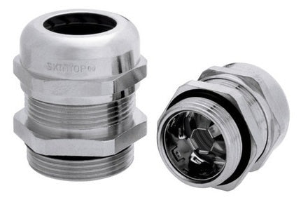 LAPP KABEL SKINTOP® MS-SC-M / SKINTOP® MS-SC-M-XL Nickle-Plated Brass EMC/Earthing Cable Glands Cable LAPP KABEL - BNR Industrial Automation