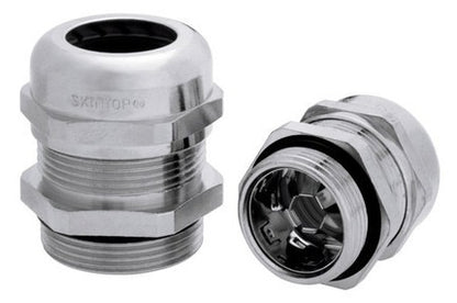LAPP KABEL SKINTOP® MS-SC-M / SKINTOP® MS-SC-M-XL Nickle-Plated Brass EMC/Earthing Cable Glands Cable LAPP KABEL - BNR Industrial Automation