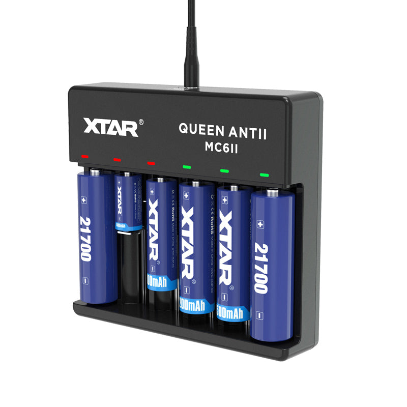 XTAR XTAR MC6II Plus Master Smart Battery Charger - BNR Industrial