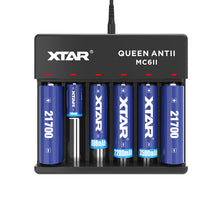 XTAR MC6II Plus Master Smart Battery Charger Chargers XTAR - BNR Industrial Automation