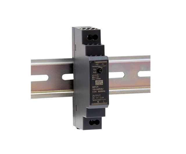 MEAN WELL HDR-15 Ultra Slim Step Shape DIN Rail PSU Power Supplies Mean Well - BNR Industrial Automation