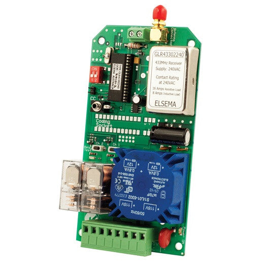 ELSEMA ELSEMA GLR43302240, 2 Channel Gigalink™ Series 433MHz Receiver - 240VAC In and Out - BNR Industrial