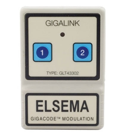 ELSEMA GLT 433MHz GIGALINK™ Series Remote Controls Wireless ELSEMA GLT43302 - 2 Channel Remote - BNR Industrial Automation