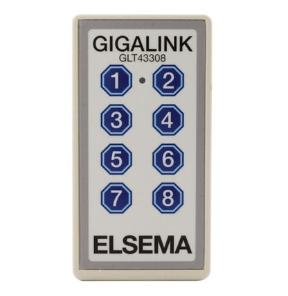 ELSEMA GLT 433MHz GIGALINK™ Series Remote Controls Wireless ELSEMA GLT43308 - 8 Channel Remote - BNR Industrial Automation
