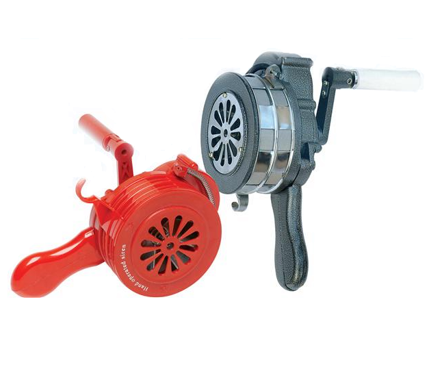 BNR LK100 Portable Hand Operated Siren - 110dB @ 1m - BNR Industrial