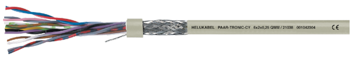 HELUKABEL HELUKABEL PAAR-TRONIC-CY Screened Data Cable, EMC-preferred type, Highly Oil Resistant - BNR Industrial