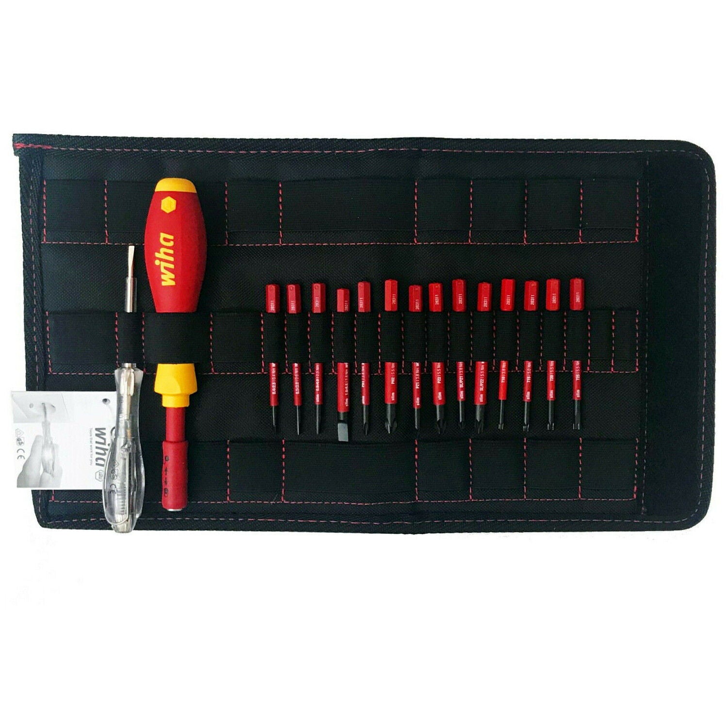 wiha Wiha SlimVario 16pc VDE Screwdriver Set - BNR Industrial