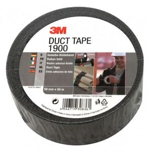 3M 3M 1900 PE Coated Duct Tape 50mm x 50m x 0.17mm - BNR Industrial