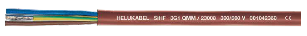 HELUKABEL HELUKABEL SiHF Silicon Multicore Cable, Halogen Free, UV Resistant - BNR Industrial