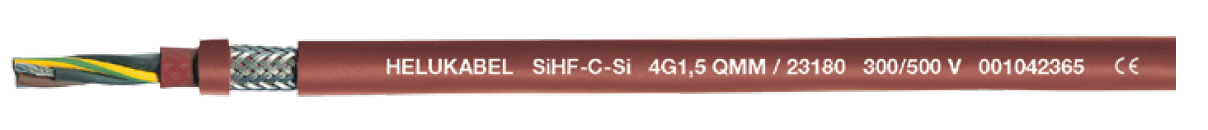 HELUKABEL HELUKABEL SiHF-C-Si Silicon Multicore Cable, EMC Screened, Halogen Free, UV Resistant - BNR Industrial