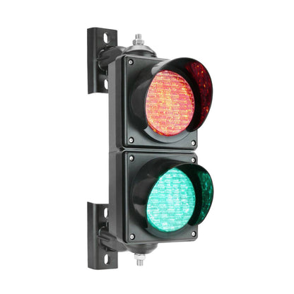 BNR 2 Aspect 100mm LED Traffic Lights 12-24VDC or 85-265VAC Traffic Light BNR - BNR Industrial Automation