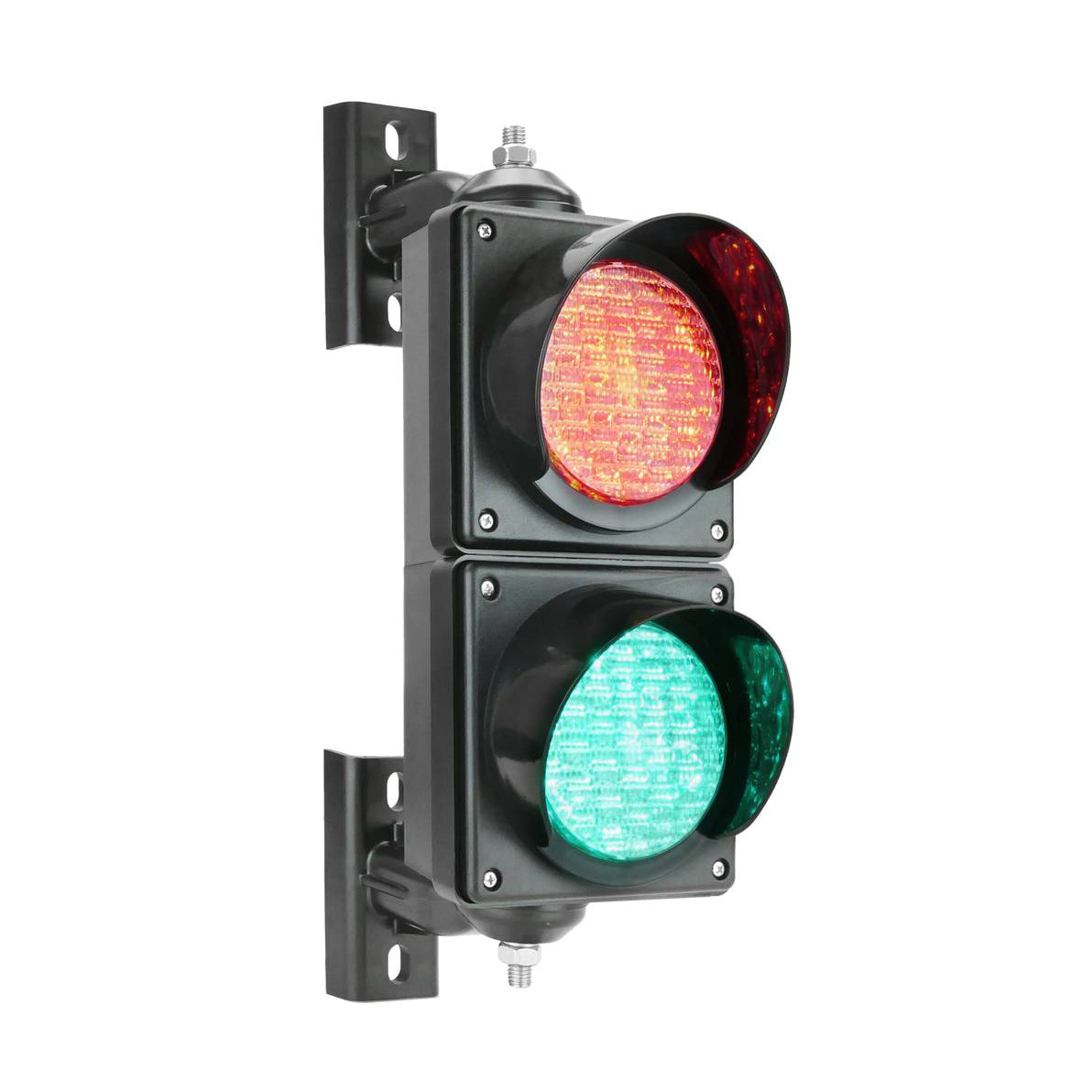 BNR BNR 2 Aspect 100mm LED Traffic Lights 12-24VDC or 85-265VAC - BNR Industrial