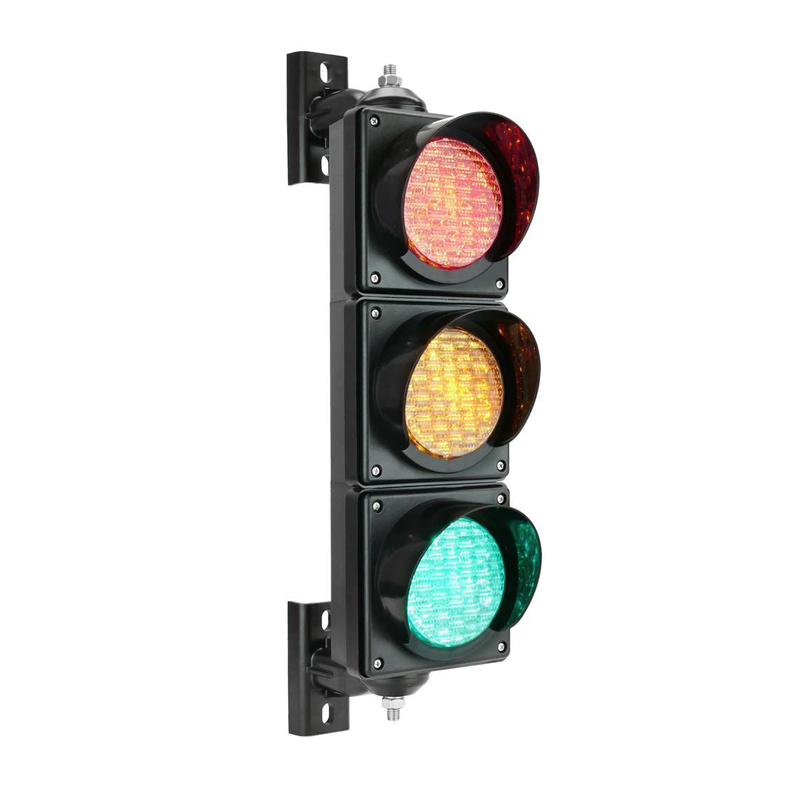 BNR 3 Aspect 100mm LED Traffic Lights 12-24VDC or 85-265VAC Traffic Light BNR - BNR Industrial Automation