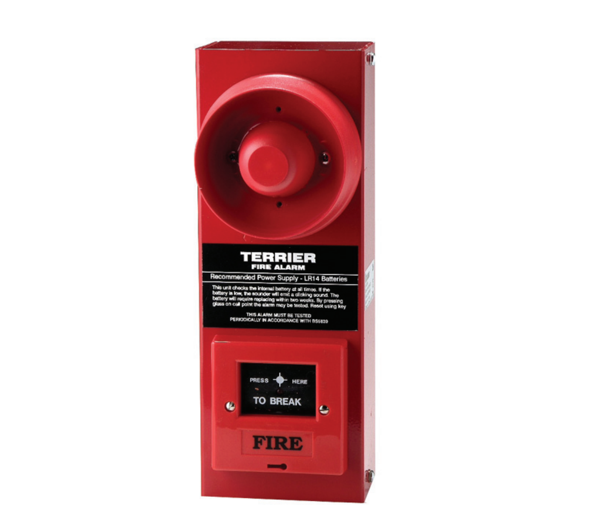 Klaxon Klaxon Klaxalarm Terrier - Battery Powered Call Point Sounder - DISCONTINUED - BNR Industrial