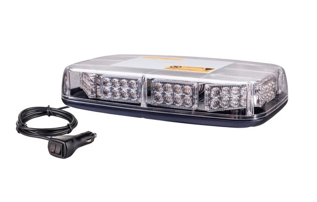 BNR 12/24VDC 80 LED Multi-Pattern Vehicle Strobe Light with Magnetic/Permanent Base - BNR Industrial