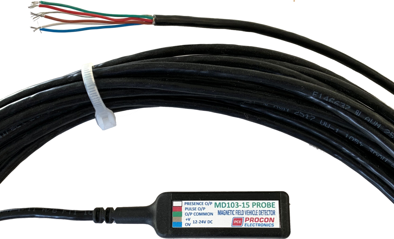 PROCON ELECTRONICS MD103 Magnetic Field Vehicle Detector Loop - 12-24VDC Sensors PROCON ELECTRONICS - BNR Industrial Automation